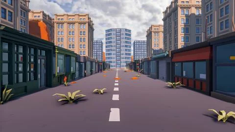 3D render and low poly Graphic resources for sustainable development goals .. Stock Illustration
