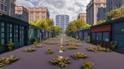 3D render and low poly Graphic resources for sustainable development goals .. Stock Illustration