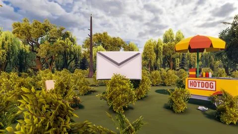 3D render and low poly Graphic resources for sustainable development goals .. Stock Illustration