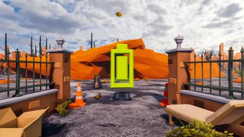 3D render and low poly Graphic resources for sustainable development goals .. 스톡 일러스트