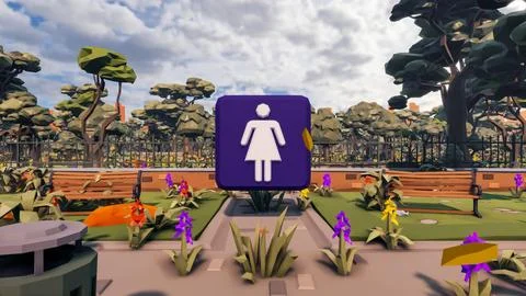 3D render and low poly Graphic resources for sustainable development goals .. Illustrazione stock