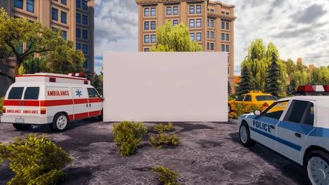 3D render and low poly Graphic resources for sustainable development goals .. Illustrazione stock