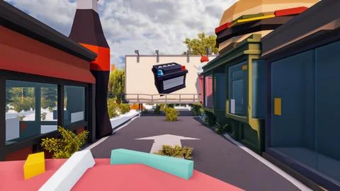 3D render and low poly Graphic resources for sustainable development goals .. Illustrazione stock