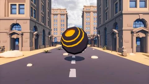 3D render and low poly Graphic resources for sustainable development goals .. Illustrazione stock