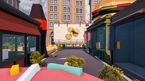 3D render and low poly Graphic resources for sustainable development goals .. Illustrazione stock