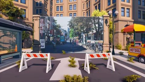 3D render and low poly Graphic resources for sustainable development goals .. Stock Illustration