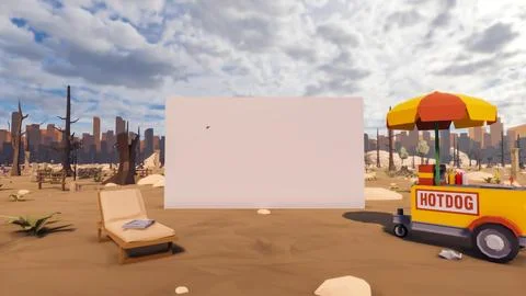 3D render and low poly Graphic resources for sustainable development goals .. 스톡 일러스트