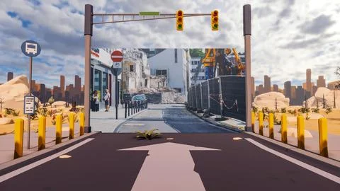 3D render and low poly Graphic resources for sustainable development goals .. 스톡 일러스트