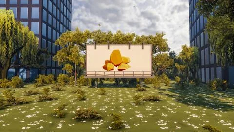 3D render and low poly Graphic resources for sustainable development goals .. Illustrazione stock