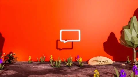 3D render and low poly Graphic resources for sustainable development goals .. Stock Illustration