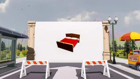3D render and low poly Graphic resources for sustainable development goals .. イラスト素材