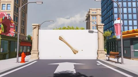 3D render and low poly Graphic resources for sustainable development goals .. イラスト素材