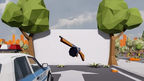 3D render and low poly Graphic resources for sustainable development goals .. Illustrazione stock