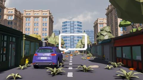 3D render and low poly Graphic resources for sustainable development goals .. イラスト素材