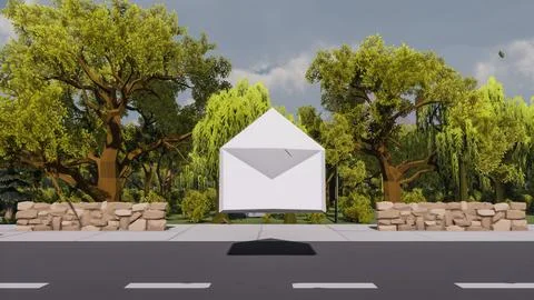 3D render and low poly Graphic resources for sustainable development goals .. Stock Illustration