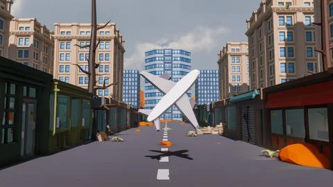 3D render and low poly Graphic resources for sustainable development goals .. イラスト素材