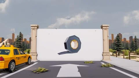 3D render and low poly Graphic resources for sustainable development goals .. イラスト素材