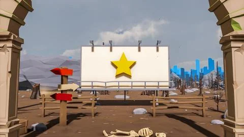 3D render and low poly Graphic resources for sustainable development goals .. イラスト素材