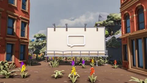 3D render and low poly Graphic resources for sustainable development goals .. Illustrazione stock