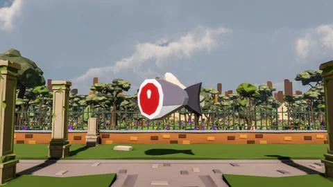3D render and low poly Graphic resources for sustainable development goals .. Illustrazione stock