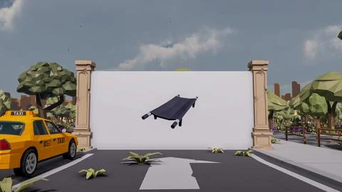 3D render and low poly Graphic resources for sustainable development goals .. Illustrazione stock