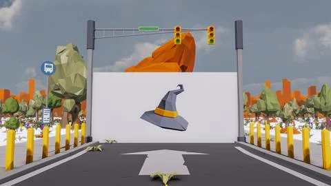 3D render and low poly Graphic resources for sustainable development goals .. Stockillustratie