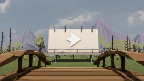 3D render and low poly Graphic resources for sustainable development goals .. Stockillustratie