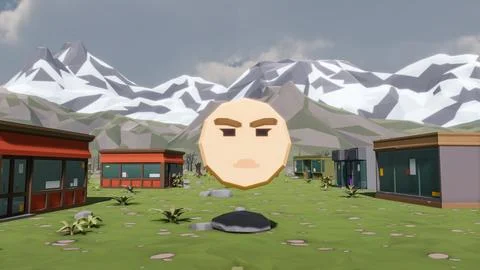 3D render and low poly Graphic resources for sustainable development goals .. Stock Illustration