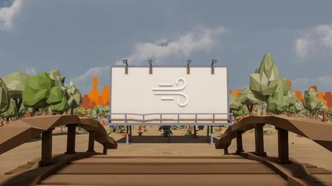 3D render and low poly Graphic resources for sustainable development goals .. Illustrazione stock