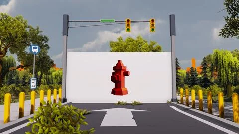 3D render and low poly Graphic resources for sustainable development goals .. Stock Illustration