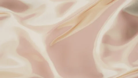 3d render animation abstract tenderness beige brown silk milky cream background Stock Footage 279413735