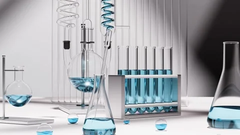 3D Render Animation design of laboratory equipment Stock Footage 279774685