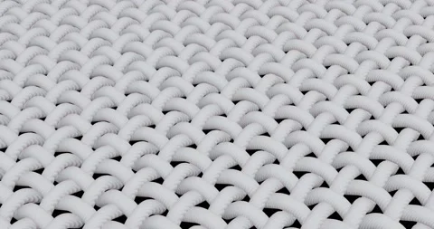 3d render animation of the fabric structure Stock Footage 163517443