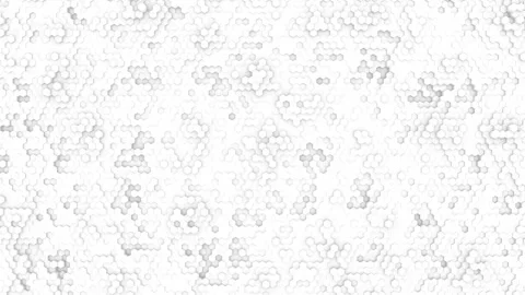 3D render animation of hexagon pattern, Stock Footage 283027534