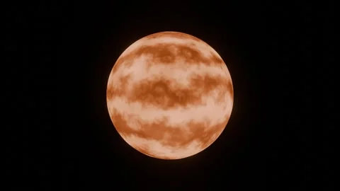 3D Render Animation of Jupiter rotating 360 degrees Stock Footage 329457496