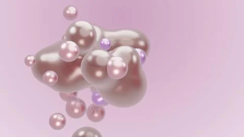 3D render animation motion design presentation wallpaper metaverse. White Stock Illustration