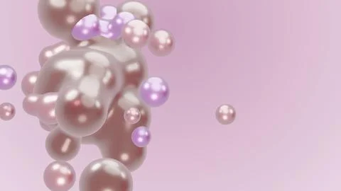 3D render animation motion design presentation wallpaper metaverse. White Ilustración de archivo