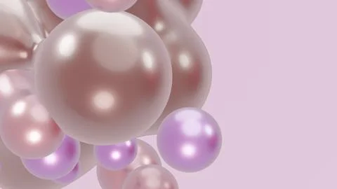 3D render animation motion design presentation background wallpaper metasphere Stock Illustration