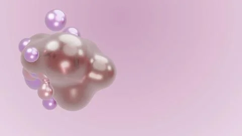 3D render animation motion design presentation background wallpaper metasphere Stock Illustration