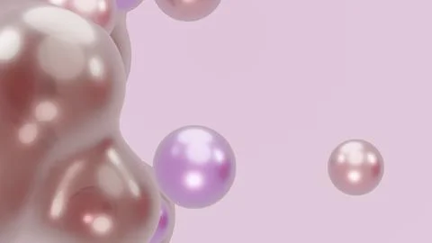 3D render animation motion design presentation background wallpaper metasphere Illustrazione stock