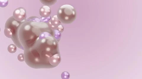 3D render animation motion design presentation background wallpaper metasphere Stock Illustration