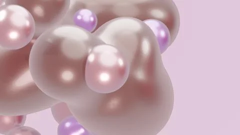 3D render animation motion design presentation background wallpaper metasphere Stock Illustration