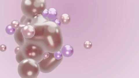 3D render animation motion design presentation background wallpaper metasphere Illustrazione stock