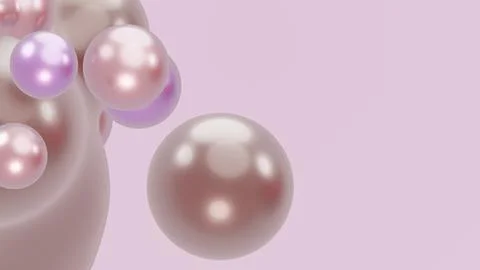 3D render animation motion design presentation background wallpaper metasphere Stock Illustration