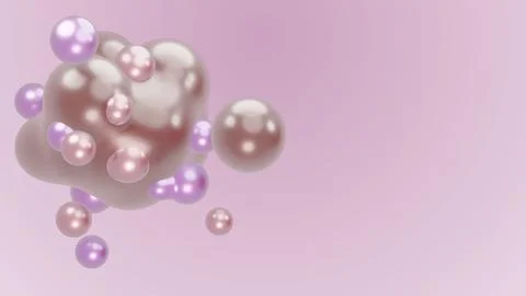 3D render animation motion design presentation background wallpaper metasphere Stock Illustration