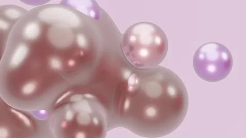 3D render animation motion design presentation background wallpaper metasphere Illustrazione stock