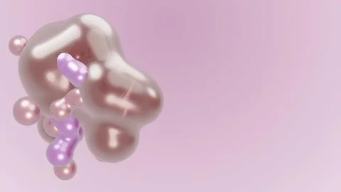 3D render animation motion design presentation background wallpaper metasphere Illustrazione stock