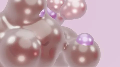 3D render animation motion design presentation background wallpaper metasphere Stock Illustration