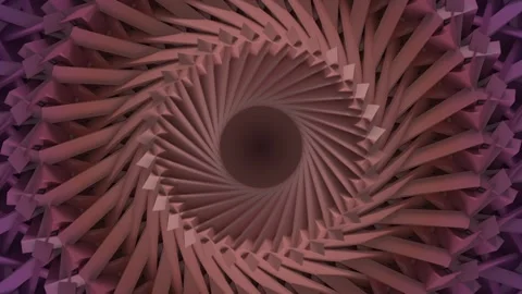 3d render animation Rotating And Expanding Round Circles Video mandala ornaments Stock Footage 302988320
