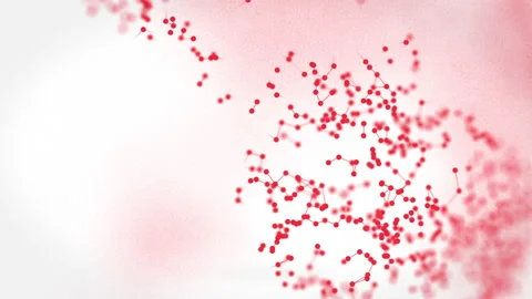 3d render animation showing global overpopulation around the white planet Stock Footage 132794814